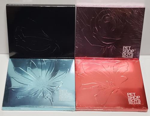 PET SHOP BOYS / RELEASE プロモ・ツール Pet Shop Boys Release - Complete Set of Four UK 4-CD album